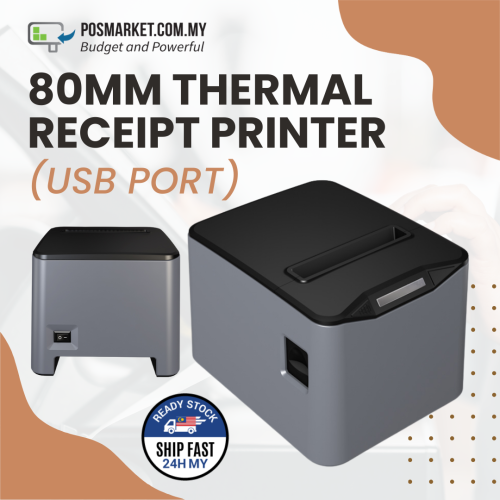 80mm Thermal Receipt Printer USB