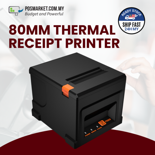 80mm Thermal Receipt Printer USB+LAN