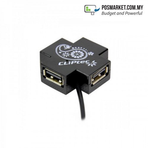 Cliptec 4 Ports USB Hub