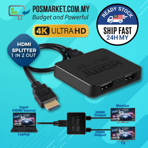 1 in 2 Out HDMI Splitter