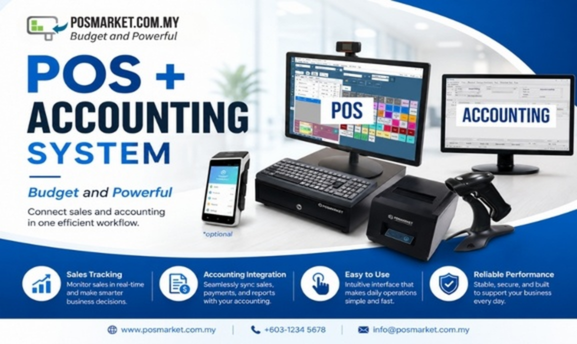 Accounting BMO POS solution with full counter hardware