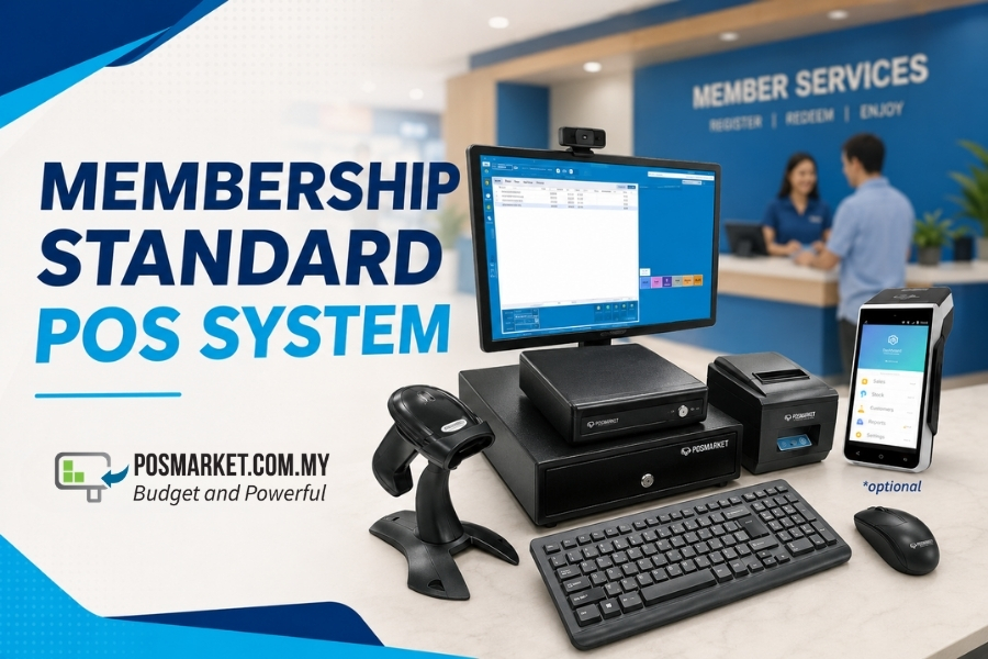 Membership POS system for customer loyalty and sales checkout