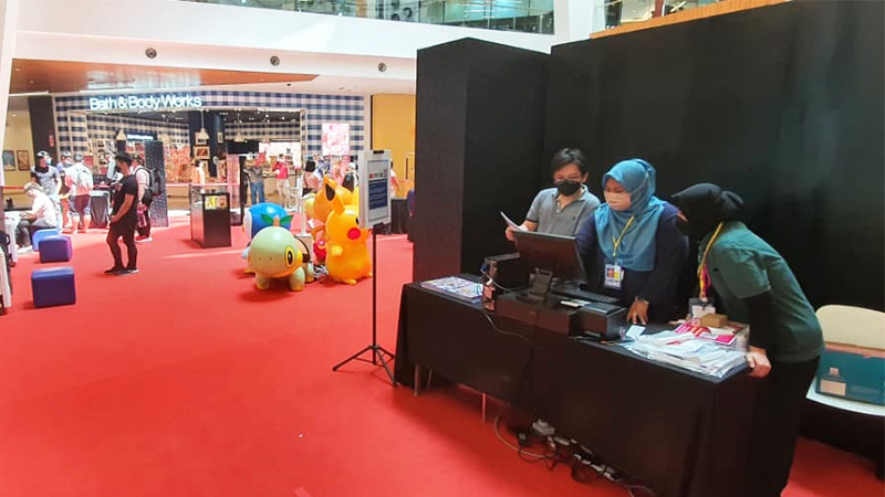 Stationeries fair POS rental setup