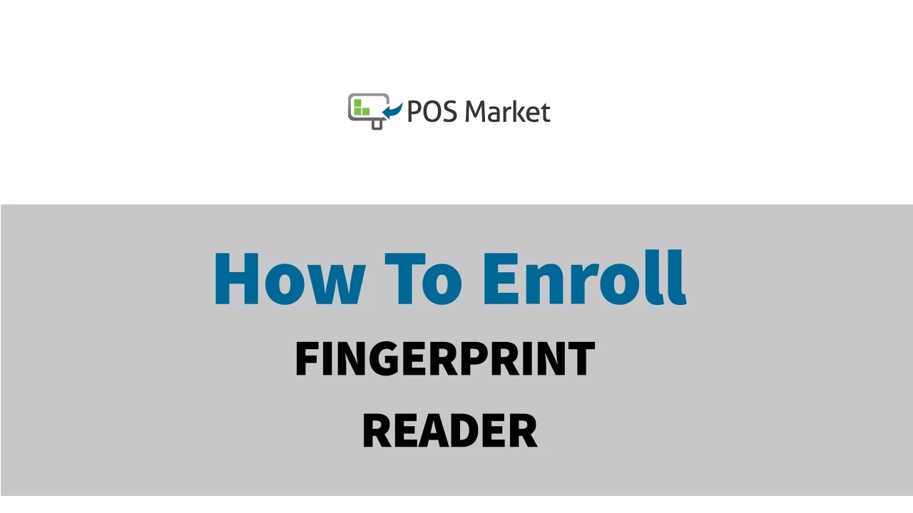 Enroll Fingerprint Reader