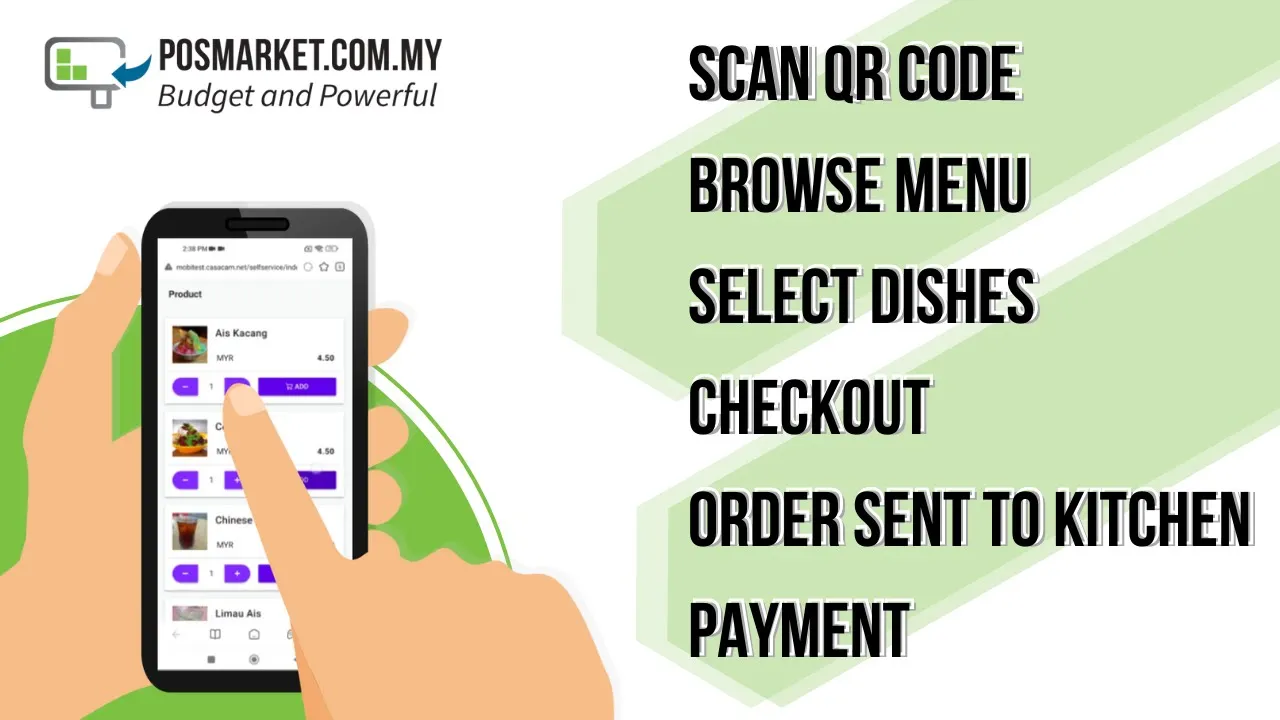 BMO POS QR Order for F&B Industry