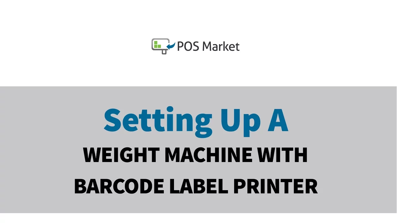 Weight Machine With Barcode Label Printer
