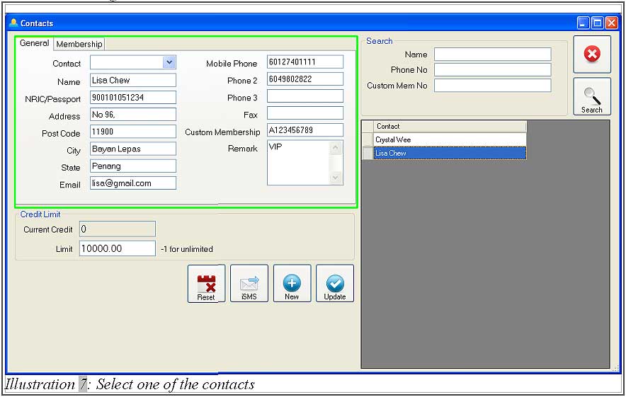 Offline Point Of Sales Terminal Contact 7
