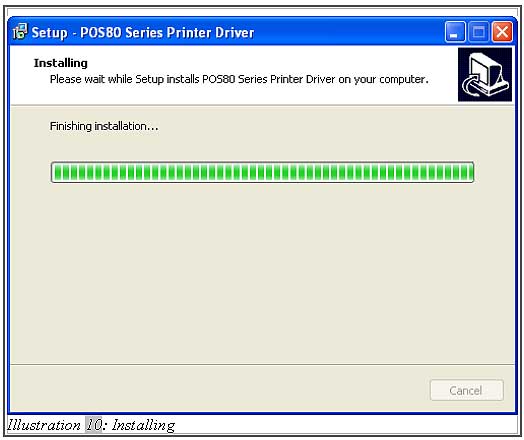 Offline POS Terminal Install Receipt Printer Driver 10