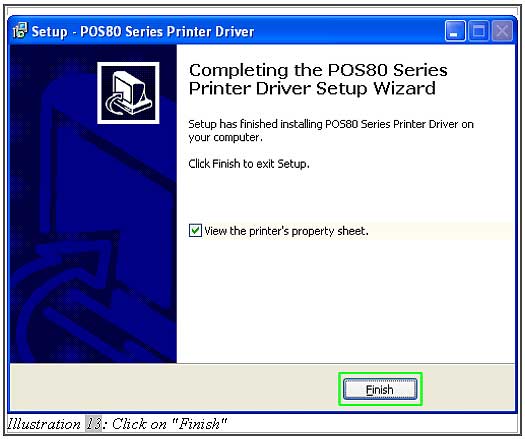 Offline POS Terminal Install Receipt Printer Driver 13