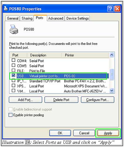 Offline POS Terminal Install Receipt Printer Driver 14
