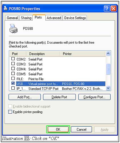 Offline POS Terminal Install Receipt Printer Driver 15