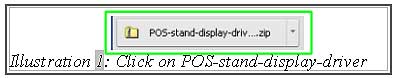 Offline POS Terminal Install Stand Display Driver 1