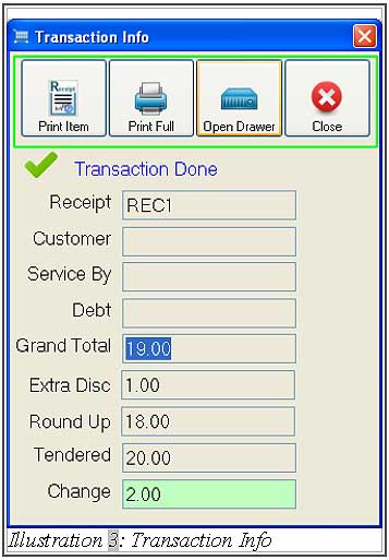 Offline POS Terminal Simple Transaction 3