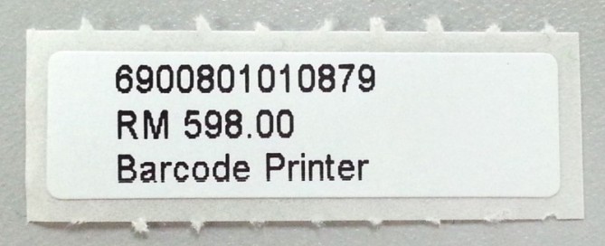 barcode direct thermal label pos system
