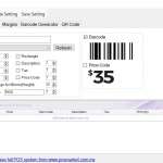 barcode printer screenshot pos market