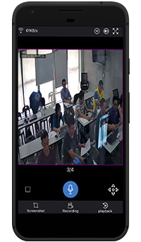mobile phone ip cctv monitor office