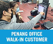 Penang Walk in Training Customer